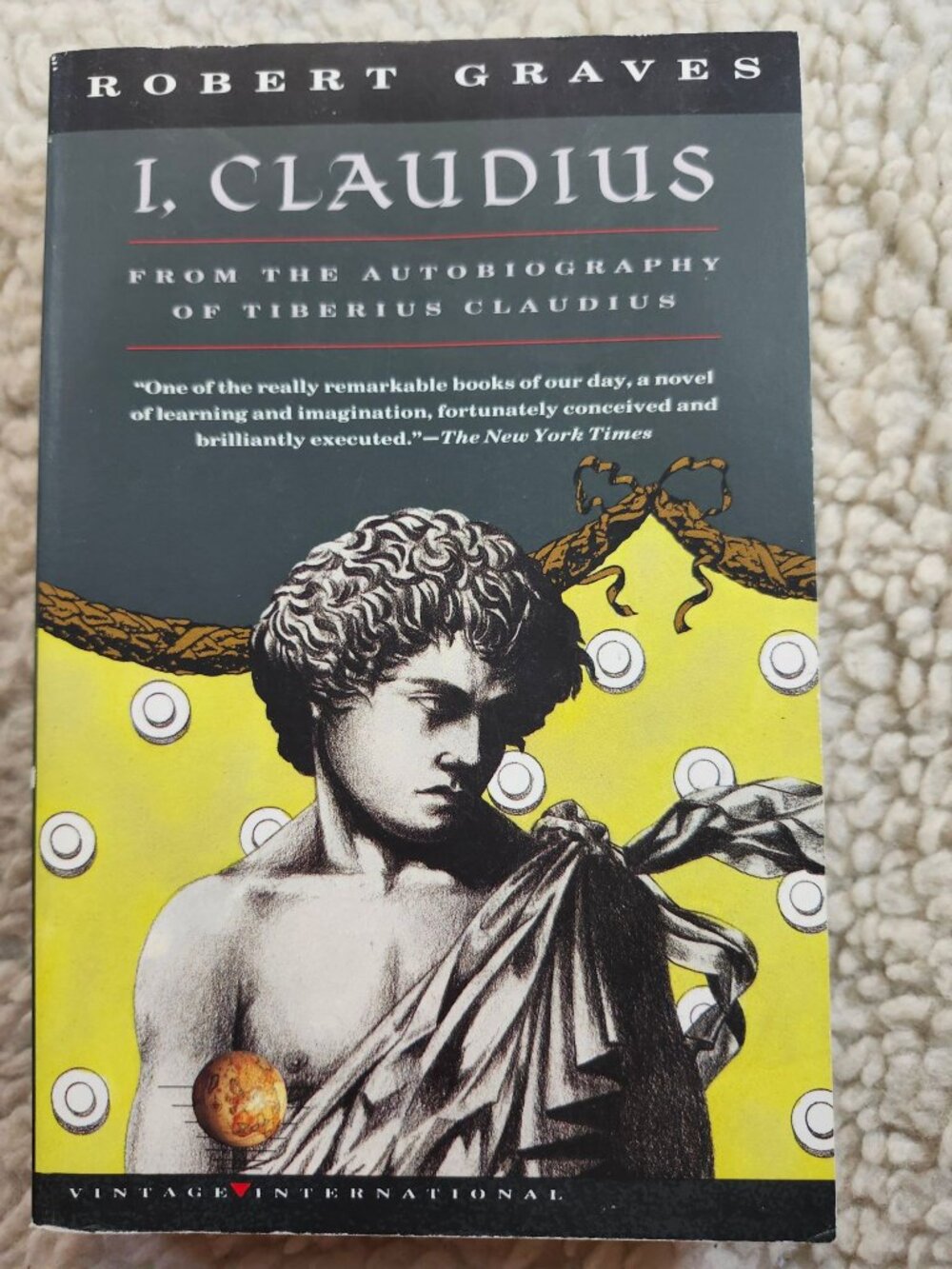 I, Claudius Robert Graves Vintage International Paperback 1989 Fiction Classic